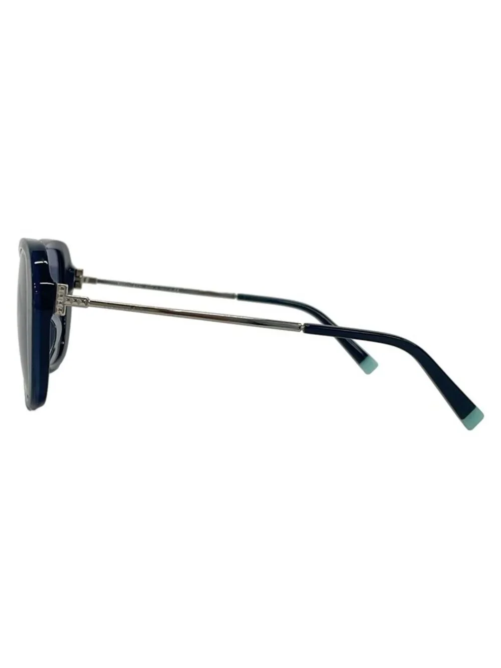 Tiffany & Co Sunglasses Dark Navy Silver Light Blue Eyewear